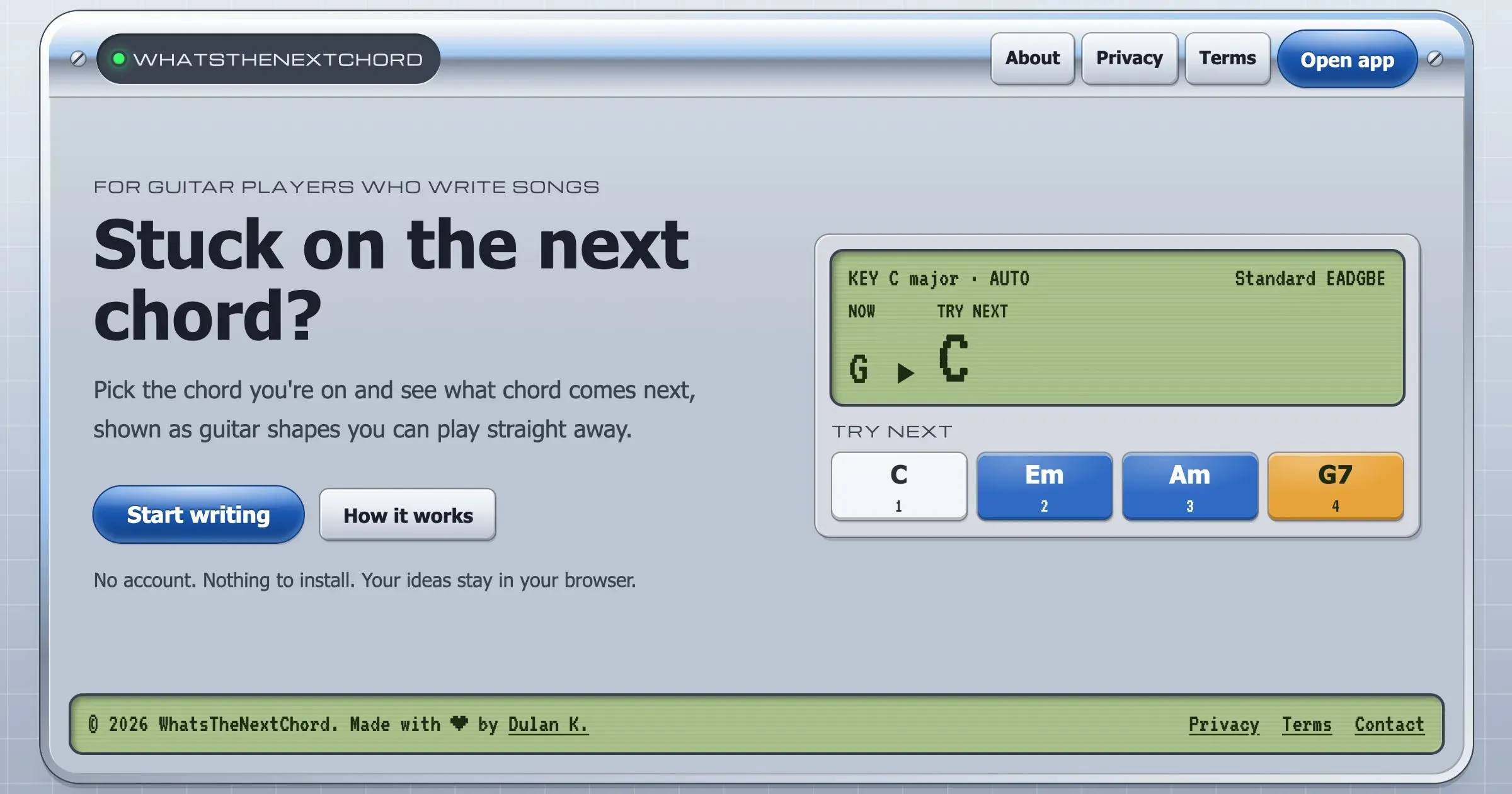 WhatsTheNextChord screenshot